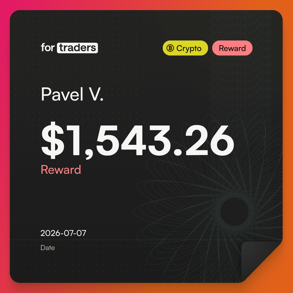 Reálný payout člena Grind Mode